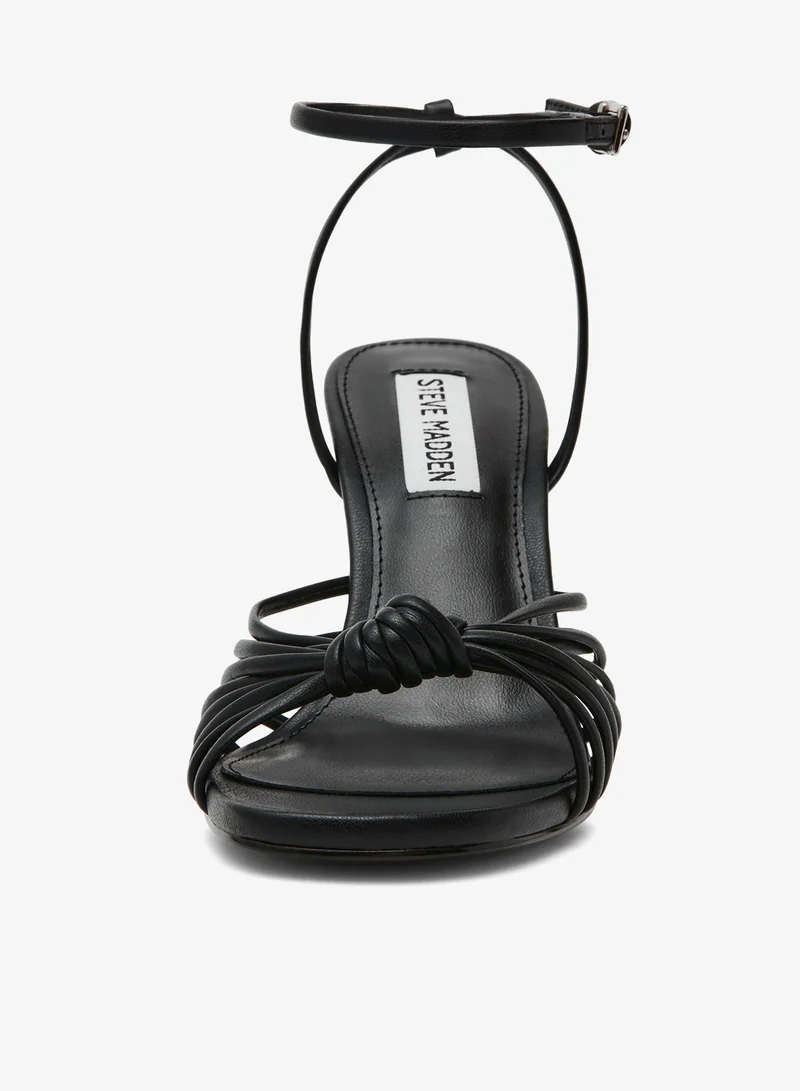 STEVE MADDEN Soft PU Metal Buckle Sandals